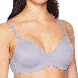 Wacoal Lilac Gray Flawless Comfort Underwire Seamless Bra